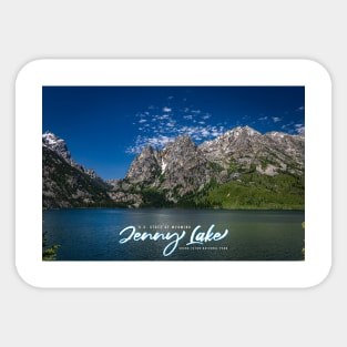 Jenny Lake Grand Teton National Park Sticker